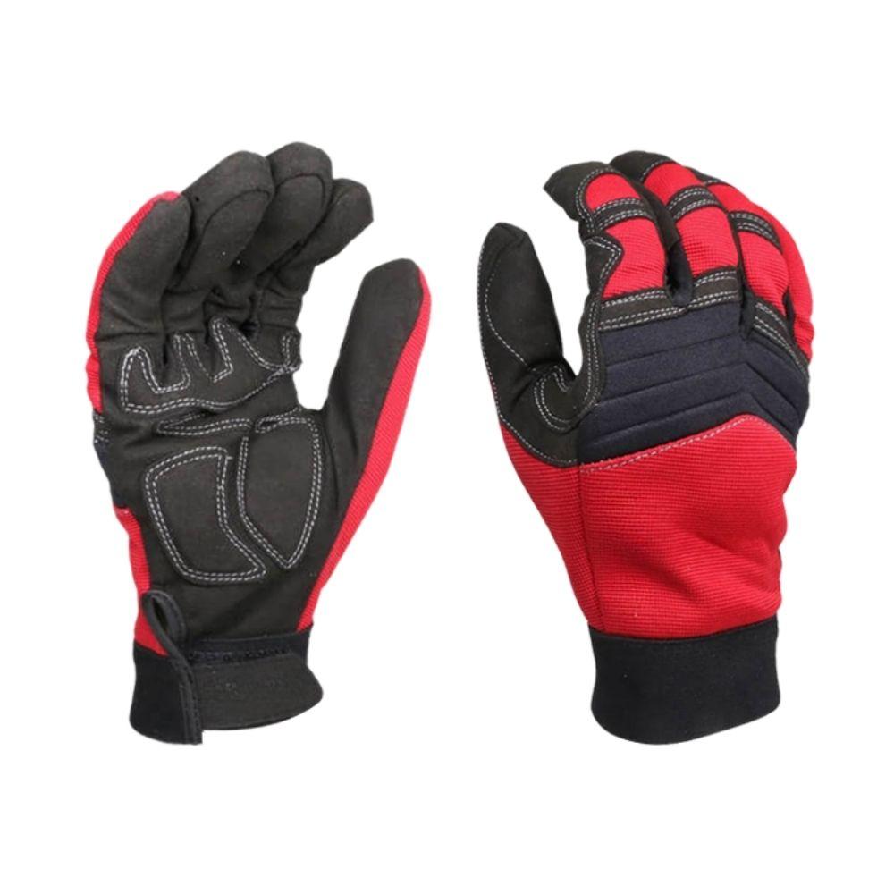 Mechanic Gloves Black & Red